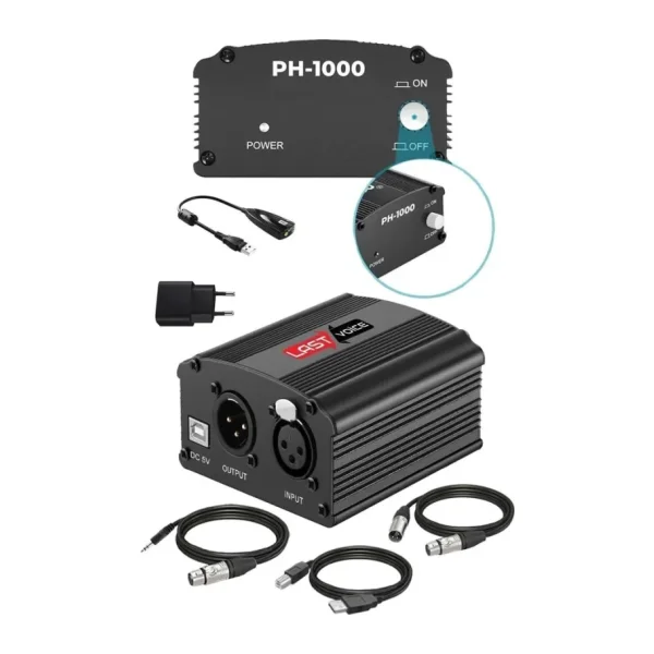 Lastvoice PH-1000 48V Phantom Güç Kaynağı
