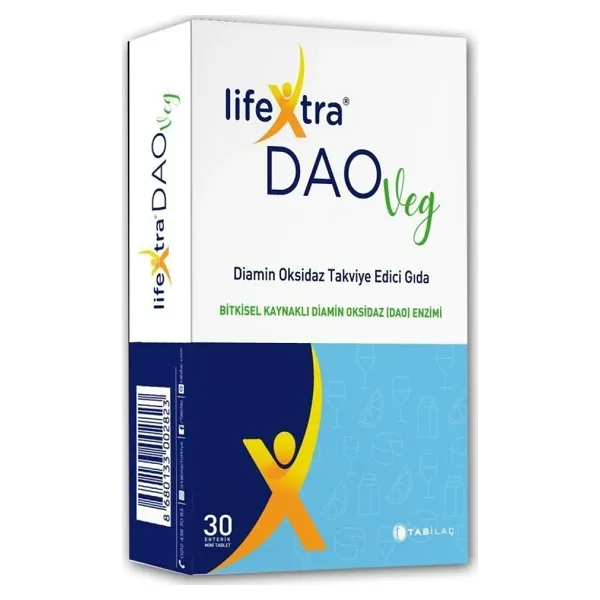 Lifextra Daoveg Diamin Oksidaz 30 Vegan Tablet