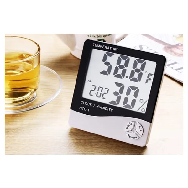 Masaüstü Dijital Termometre Nem Ölçer Higrometre BX40