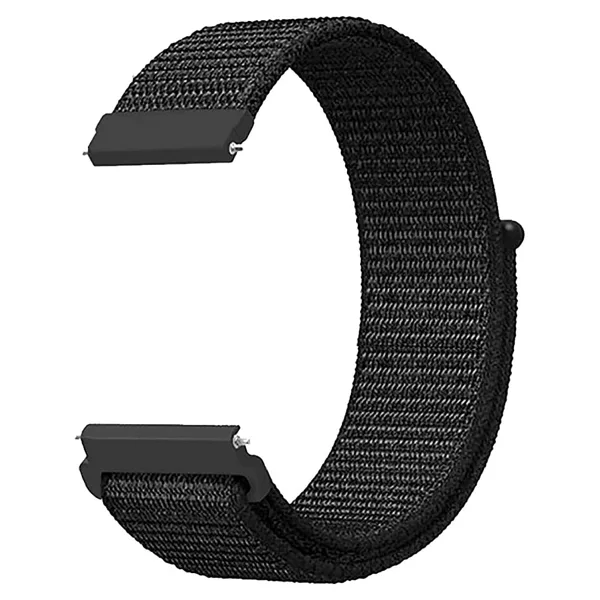 Microsonic Huawei Watch GT 3 Pro 46mm Siyah Hasırlı Woven Spor Kordon