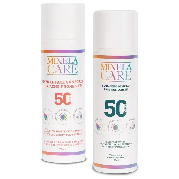 Minela Care Antiaging Mineral Filtreli + Prone Mineral Filtreli Seti Pa++++