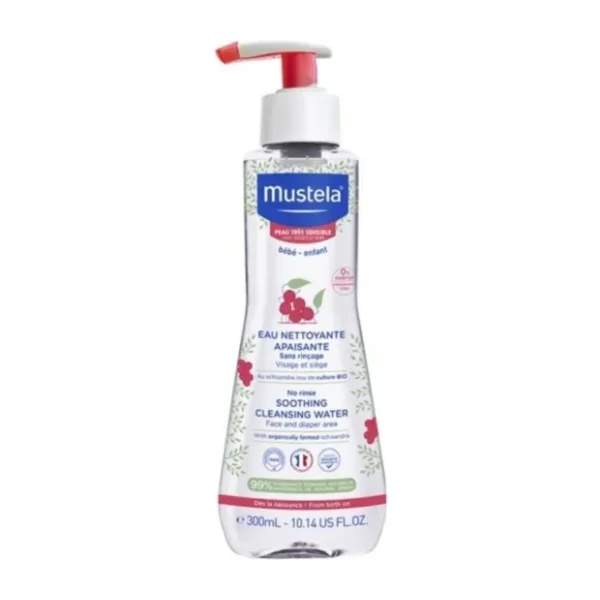 Mustela Soothing Cleansing Water Çok Hassas Ciltler İçin Temizleme Suyu 300 ml