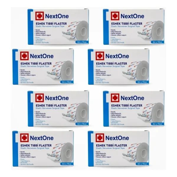 Nextone Esnek Fix Tıbbi Flaster Nonwoven 10cm x 5m - 8 Adet