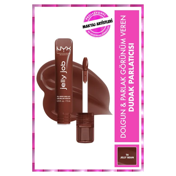NYX Professional Makeup Jelly Job 16 Jellybean Dudak Parlatıcısı