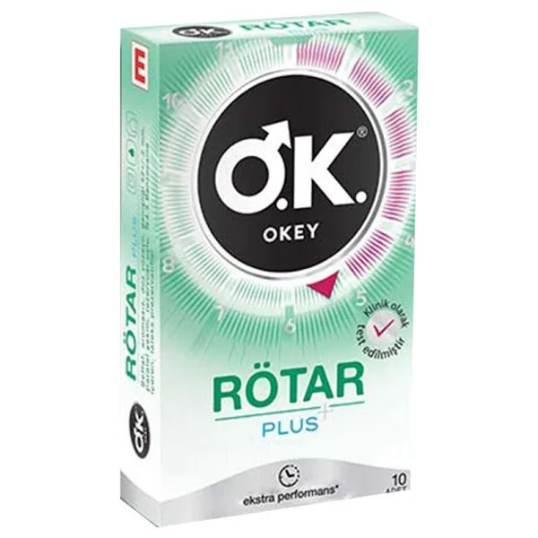 Okey Rötar Plus 10'lu Prezervatif