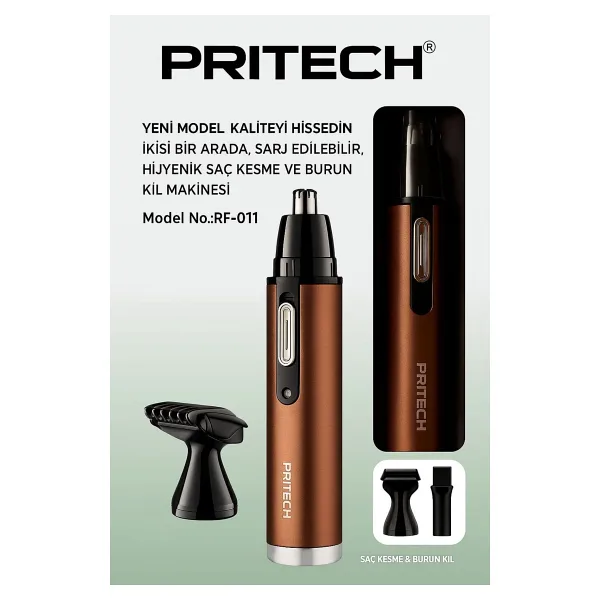 Pritech Hijyenik Saç Kesme Ve Burun Kıl Makinası Yeni Model Kaliteyi Hissedin
