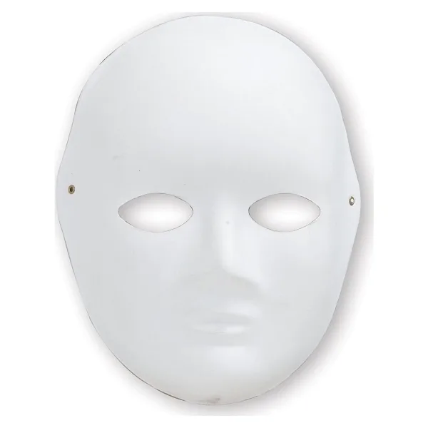 Puti Karton Maske Büyük Surat 5176