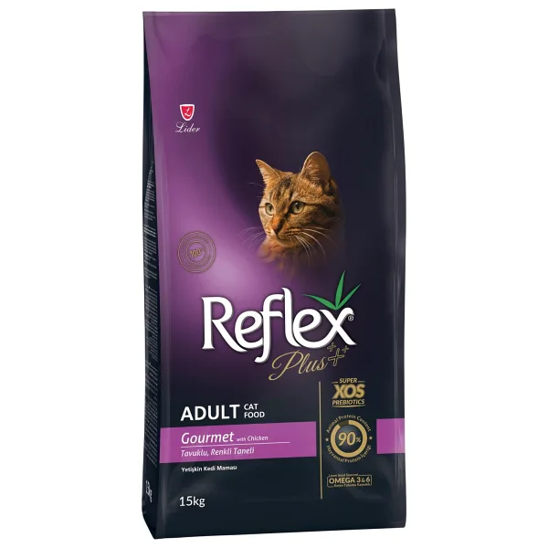 Reflex Plus Multi Color Tavuklu 15 kg Yetişkin Kedi Maması