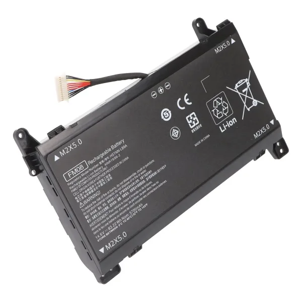 RETRO Hp Omen 17-an, 17-an000, 17-an100, FM08 Notebook Bataryası - Ver.2 (12 Pin)