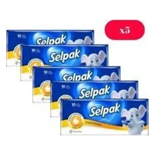 Selpak Mendil Losyonlu 10' Lu X5 ADET