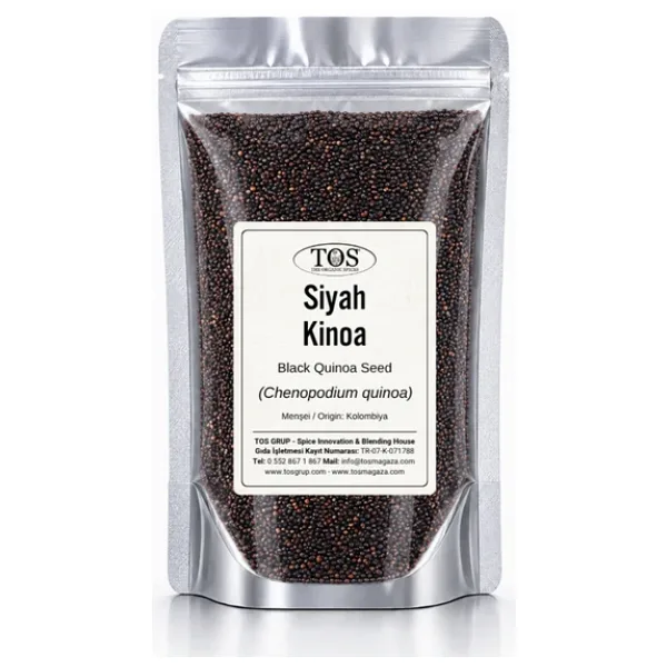 Siyah Kinoa 100 gr (1. Kalite) Chenopodium quinoa Willd / Black Quinoa