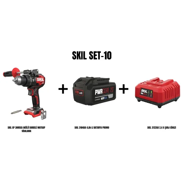 Skil XP 3085CA Tek Akülü 4 Ah Darbeli Matkap