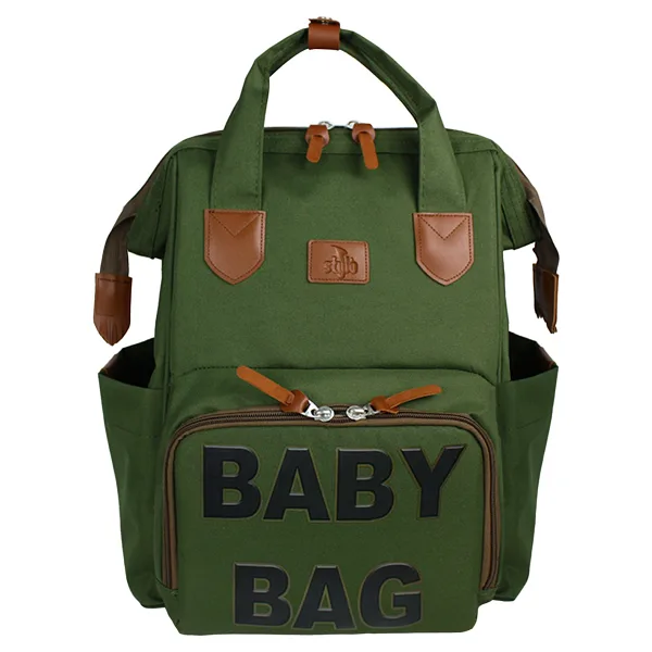 Stylo Monaco Baby Bag Baskılı Anne Bebek Bakım Sırt Çantası