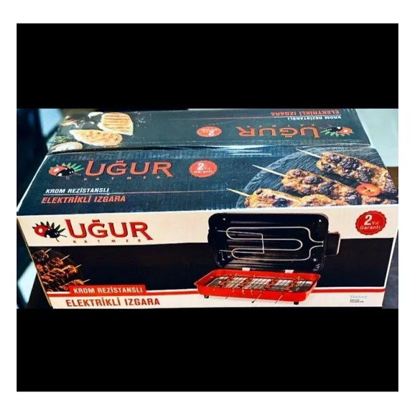 Uğur Büyük Boy Emaye Borulu Sistem Elektrikli Izgara-barbekü