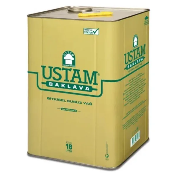 Ustam Baklava Bitkisel Susuz Yağ 18 lt