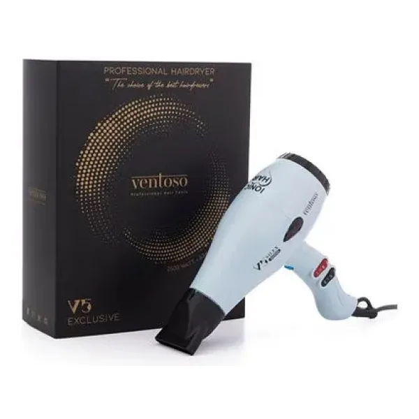 Ventoso V5 Exclusive Ionic Profesyonel 2500 W Fön Makinesi Mavi
