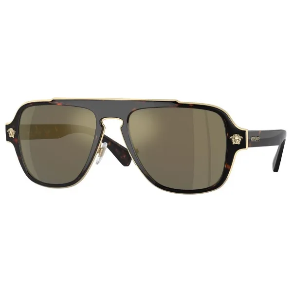 Versace Medusa Retro Charm VE2199 12524T Havana-Dark Grey Erkek Güneş Gözlüğü
