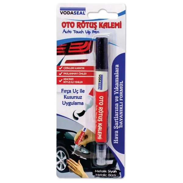Vodaseal Oto Rötuş Kalemi 5 ml -Siyah Metalik