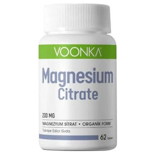 Voonka Magnesium Citrate 200 mg 60 Tablet