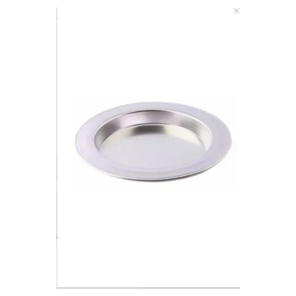 Yalçın Gerçek Alüminyum Künefe Tabağı 12 cm ( 4 Adet ) Porsiyonluk