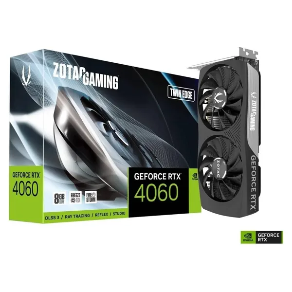 Zotac RTX 4060 Gaming Twin Edge Zt-D40600e-10m 128 Bit Gddr6 8 GB Ekran Kartı