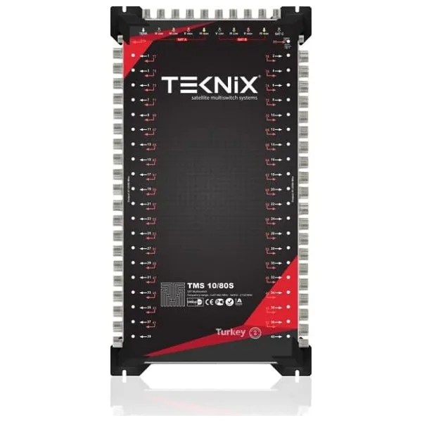10x80 Sonlu Multıswıtch Uydu Dağıtım Santralı Teknolıne