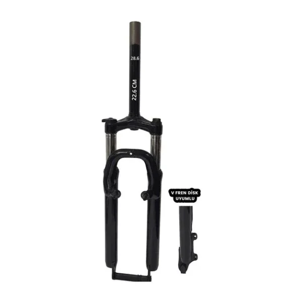 28"-29" Amortisörlü Maşa Çap: 28.6 Mm Disk + V.fren - Siyah