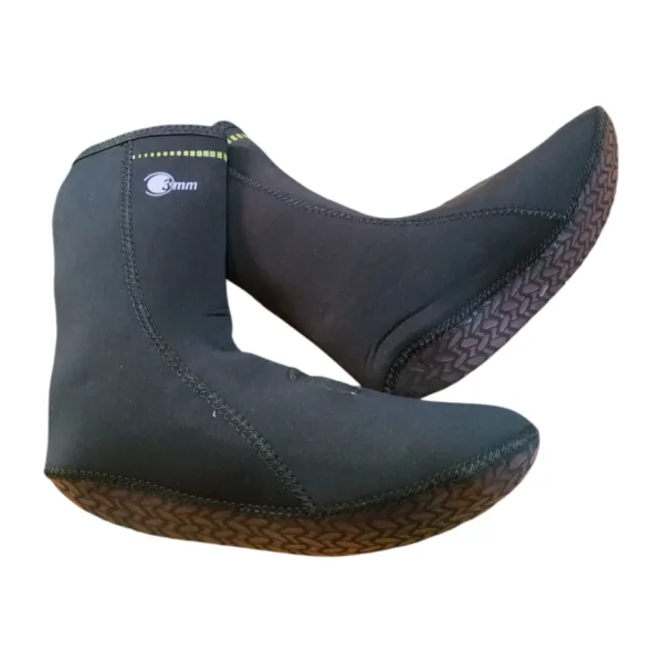 3mm Neopren Kaydırmaz Tabanlı Siyah Dalış Çorabı - 40-41