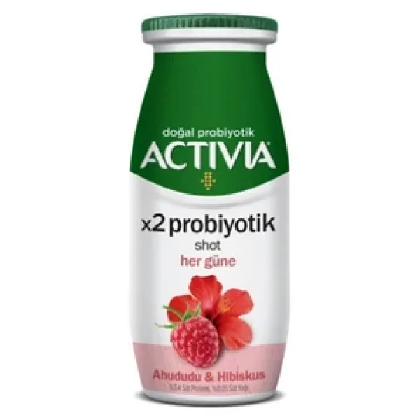 Activia Ahududu ve Hibiskuslu Shot 80 ml