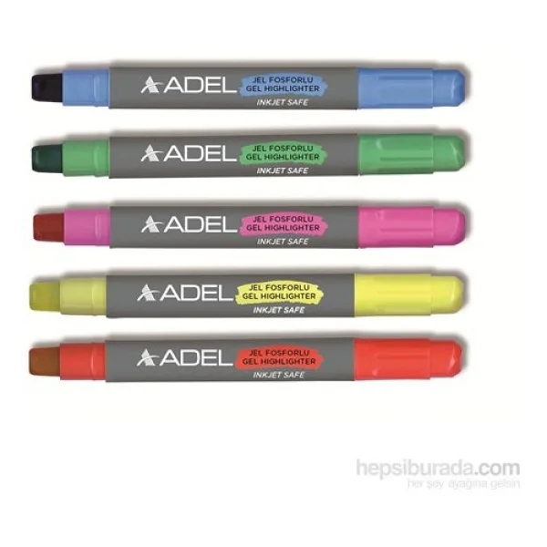 Adel Jel Fosforlu Kalem pembe