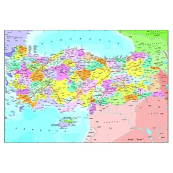 Anatolian Türkiye Siyasi Haritası Puzzle 260 Parça 3269