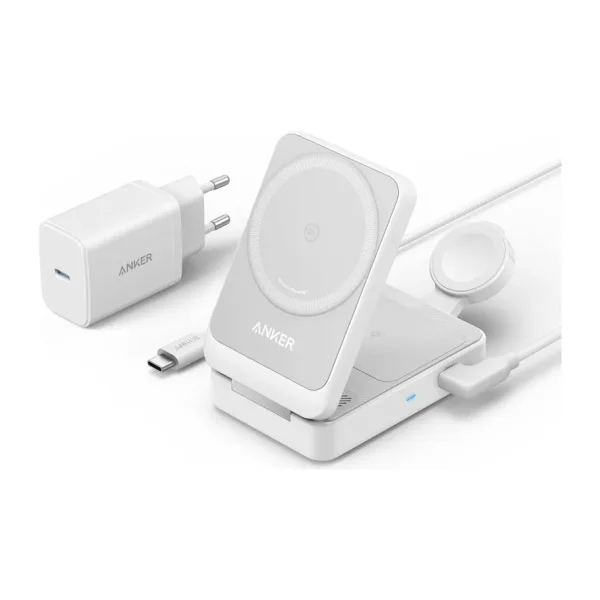 Anker B2557 Maggo 3in1 Kablosuz Hızlı Şarj Aleti