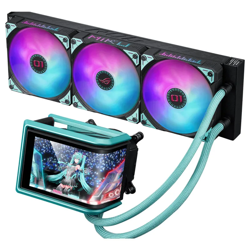ASUS ROG RYUO IV 360 ARGB HATSUNE MİKU EDİTİON 360 MM İŞLEMCİ SIVI SOĞUTUCU