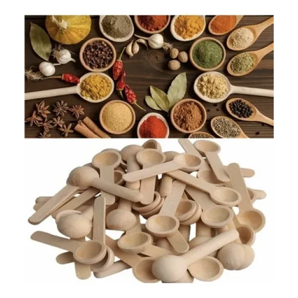 Bambu Baharat ve Reçel Kaşığı 6 Adet