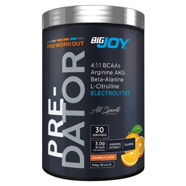 BigJoy Pre-Workout Predator Portakal Aromalı 510 gr