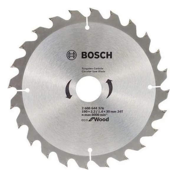 Bosch 2608644376 190x30 mm 24 Diş Daire Testere Bıçağı