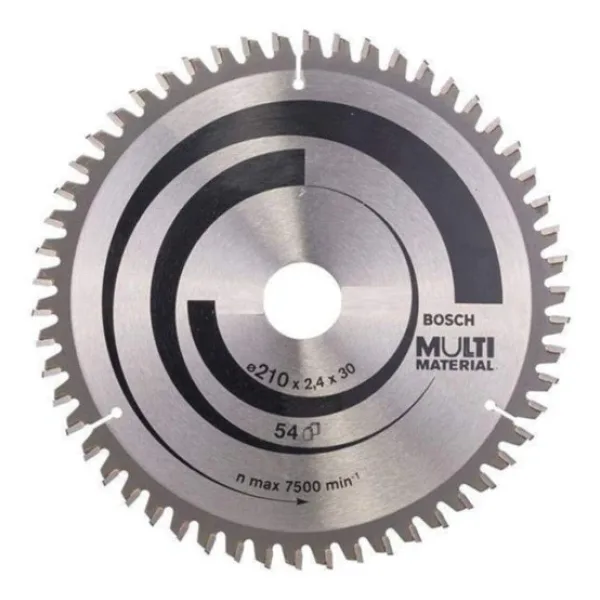 BOSCH MultiMaterial 210x30x2,8 mm 54 Diş Elmas Daire Testere (2608640511)
