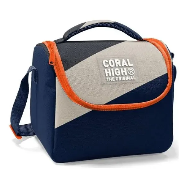Coral High 22793 Renkli Çizgili Termoslu Beslenme Çantası