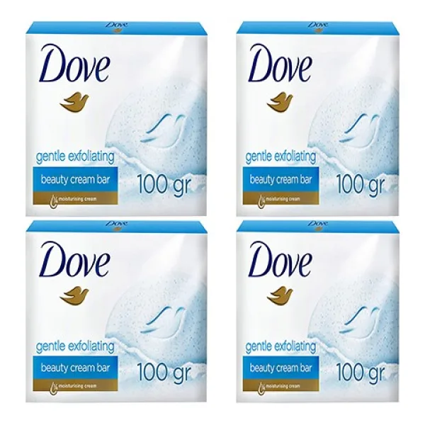 Dove Cream Bar Exfoliating 100 gr 4 Adet Güzellik Sabunu