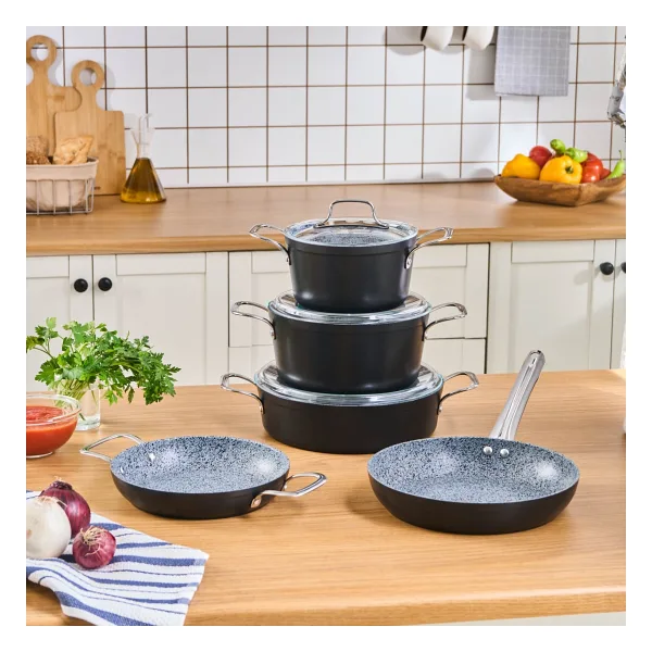 Emsan Biogranit Power Inox 8 Parça Tencere Seti