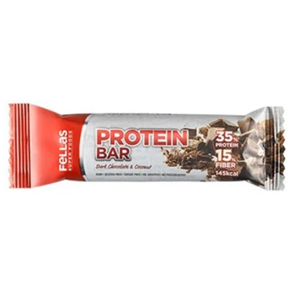 Fellas Hindistan Cevizi ve Kakaolu 45 gr Protein Bar