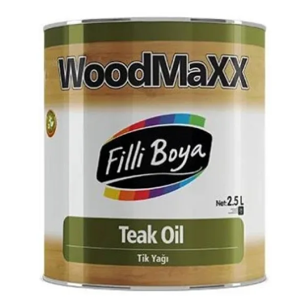 Filli WoodMaxx Teak Oil 0.75 lt Tik Yağı