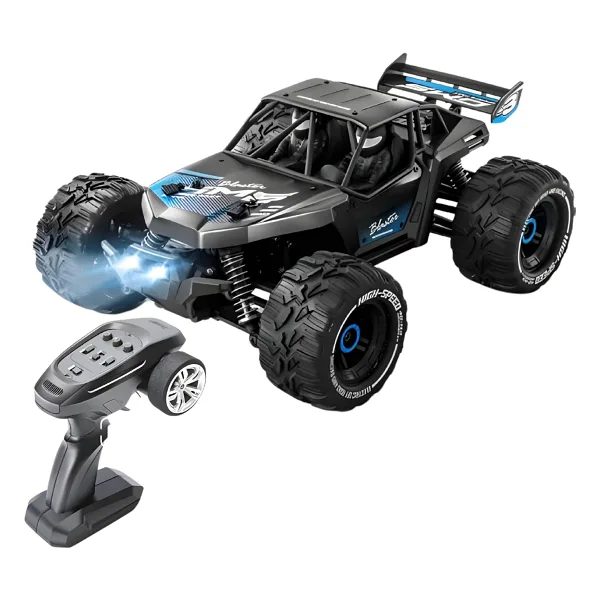 Giffy/Oyuncak Uzaktan Kumandalı Metal Gövde 50 Km Hız Yapan 4x4 Off-Road Arazi Aracı Şarjlı 1400 MaH (Mavi)