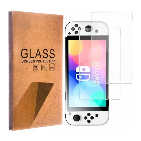 Gizala Nintendo Switch Oled Premium Pro 9H 2 Adet Dobe Ekran Koruyucu Temperli Cam