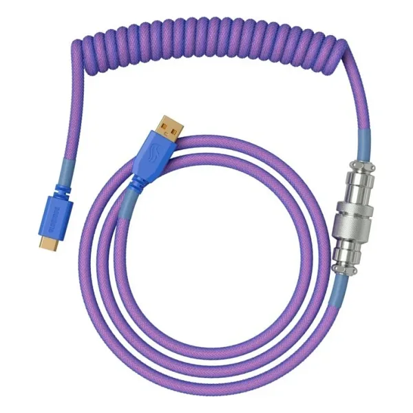 Glorious Sarmal USB-C to USB-A 1.4 Metre Klavye Kablosu Mor