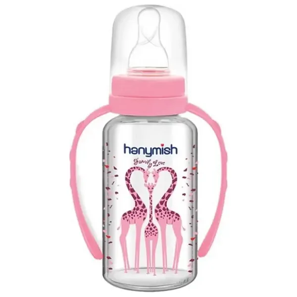 Hanymish 403 Kulplu Cam Biberon 125 ml
