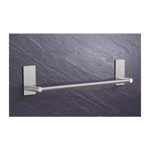 HAVLULUK DİK ROZETLİ 32CM YAPIŞKANLI PASLANMAZ ÇELİK KROM RENGİ