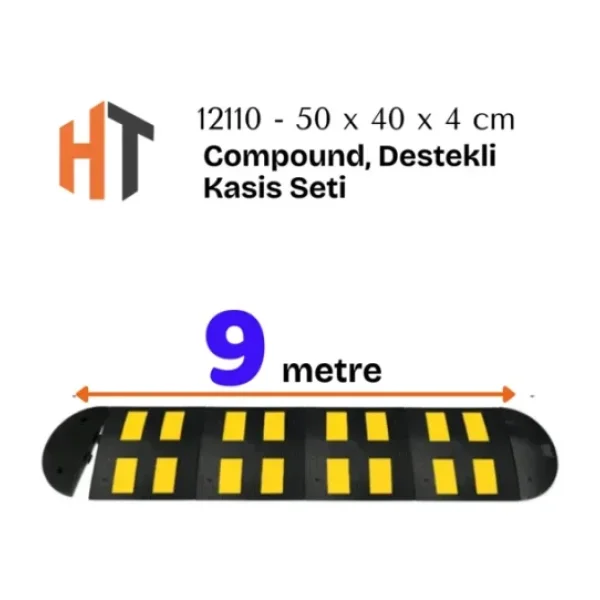 Hayat Trafik - Kauçuk Yol Kasisi, Destekli Kasis Seti 9 Metre