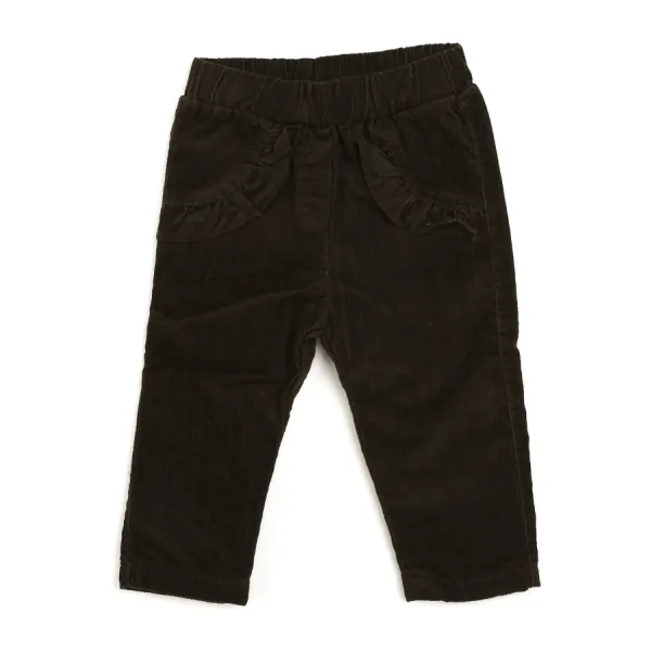 HelloBaby Basic Kız Bebek Kadife Pantolon
