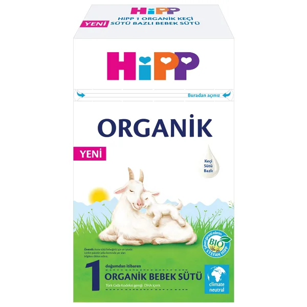 Hipp Organik 1 Keçi Sütü Bazlı Bebek Sütü 400 gr
